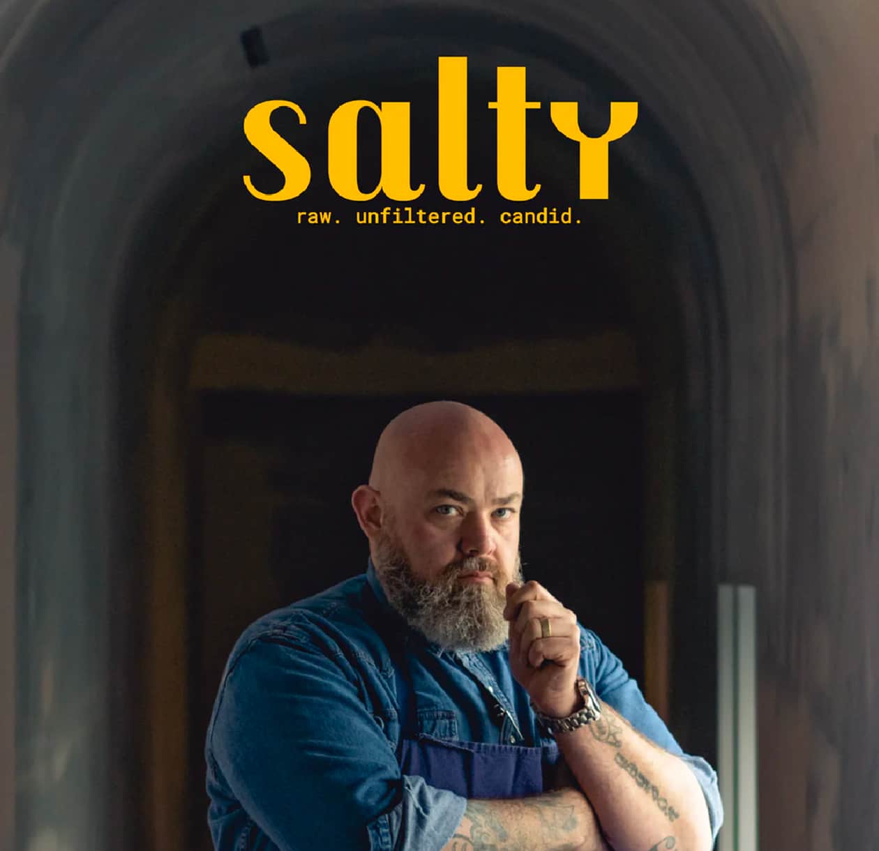 Evan Funke Salty Magazine Cover by Geeta Bansal