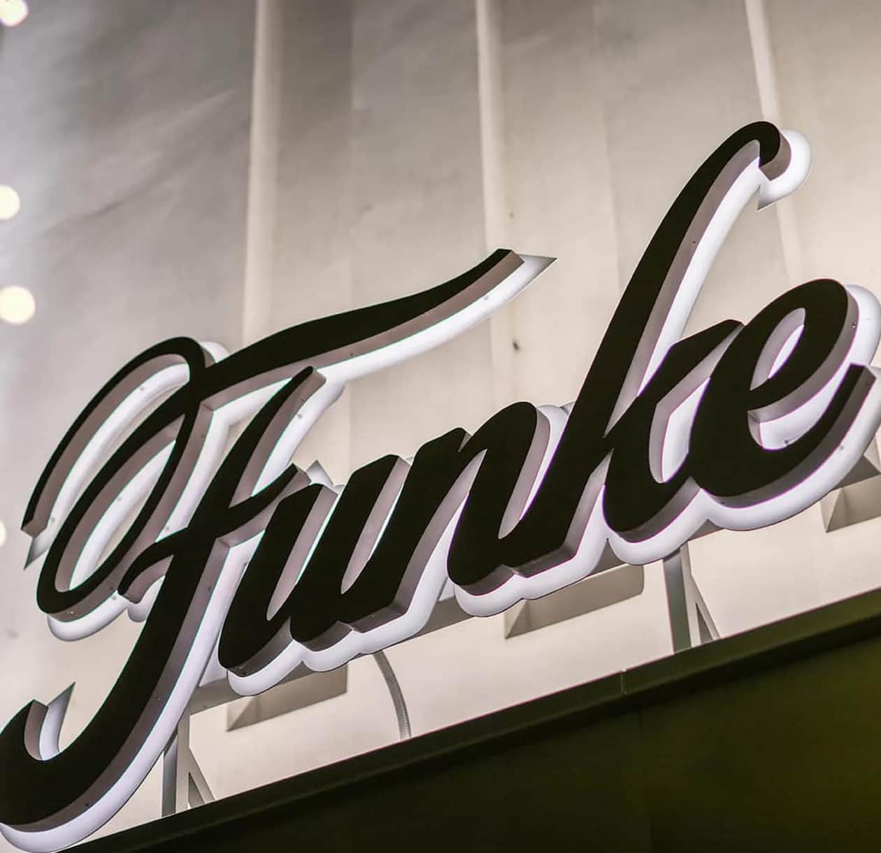 Photo of large Funke logo